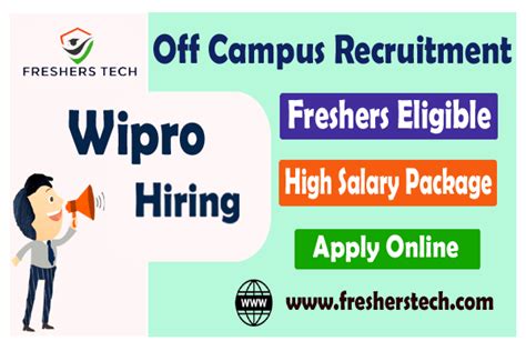 Wipro Recruitment For Freshers Management Trainee Apply Now