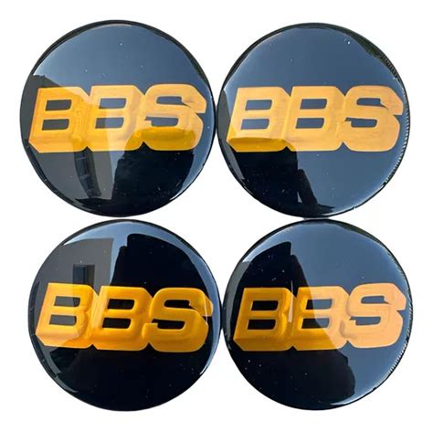 Jogo 4 Emblemas Logo Adesivo Roda Bbs 58mm MercadoLivre