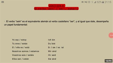Curso B Sico De Alem O Li O O Verbo Sein Youtube