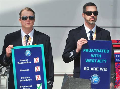 Westjet Pilots Issue 72 Hour Strike Notice Plan Job Action Friday