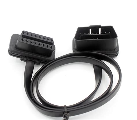 Buy Loonggate Obd Ii Obd Extension Cable Ultra Low Profile Flat