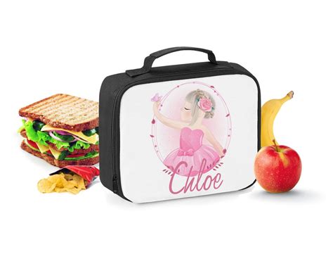 Personalised Ballerina Lunch Box For Kids Personalised Etsy