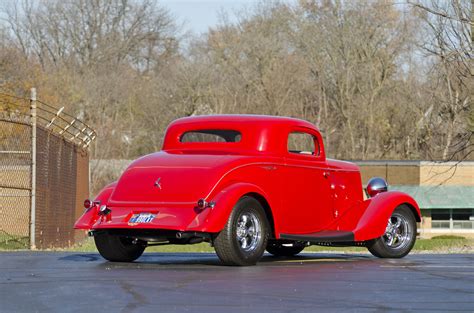 Ford Coupe Three Window Hotrod Streetrod Hot Rod Street