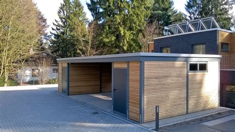 Reihencarport Und Carport Mit Seitlichem Abstellraum Carporthaus