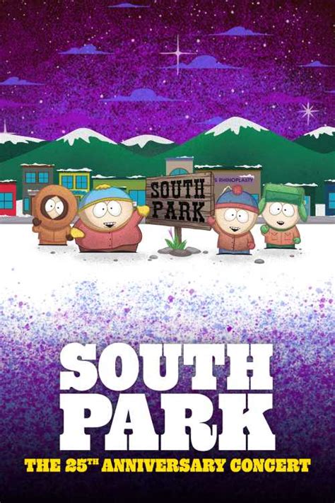 South Park The 25th Anniversary Concert 2022 MiniZaki The Poster