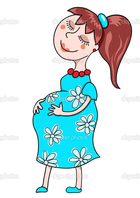 Pregnant Lady Cartoon Clip Art Library