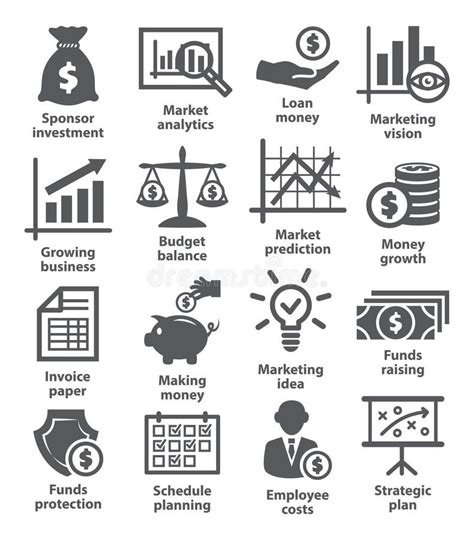 Business economic icons stock vector. Illustration of infographic ...