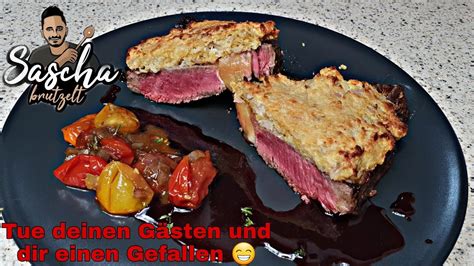 Steak Mit Senf Meerrettich Kruste Sascha Brutzelt Youtube