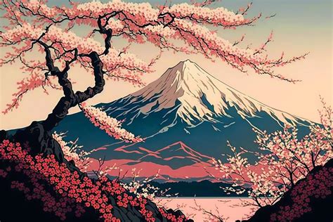 Mt Fuji Digital Art By John Carothers Pixels