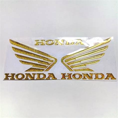 Jual Emblem Logo Wing Honda Sayap Stiker Timbul Sticker Motor Shopee