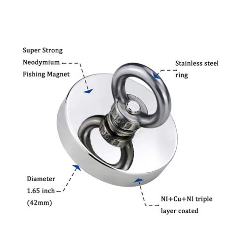 Super Strong Neodymium Fishing Magnets North And South Magnets