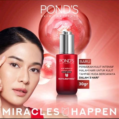 Jual Ponds Age Miracle Ultimate Youth Night Serum Hexyl Retinol G