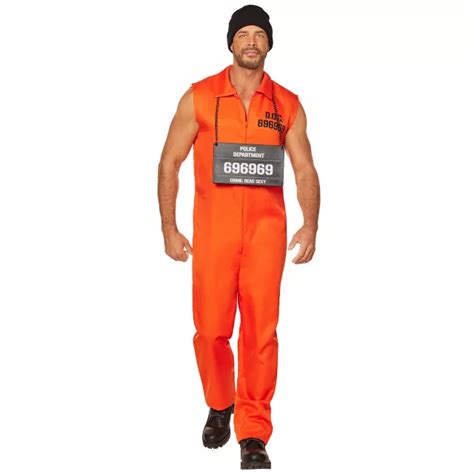 Adult Sexy Convict Costume Spencers