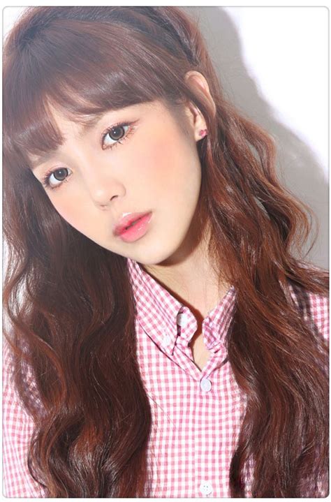 Keywords Asian Beauty Korean Makeup Cute Pretty Girl Brown Hair Natural Ulzzang 한국