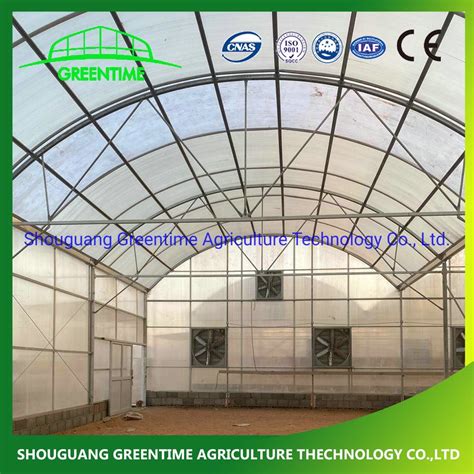 Agricultural Vegetable Tunnel Multi Span Plastic Polycarbonate Sheet Pc