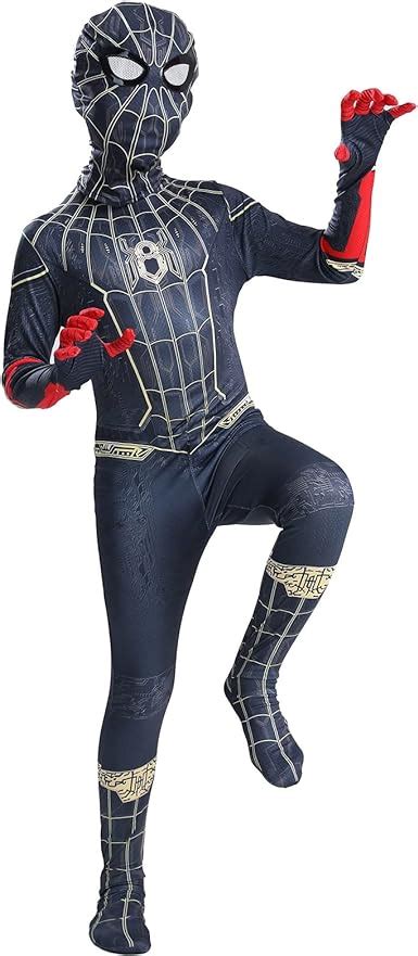 Izmekl Ana Pag Jis Izmir Ana Disfraz De Spiderman Negro Ni O Amazon