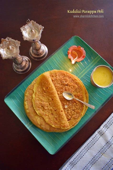 Kadalai Paruppu Poli Recipe Obbattu Puran Poli Sweet Poli