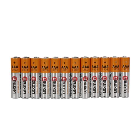Baterii alcaline Lexman Standard AAA (set 12 buc)