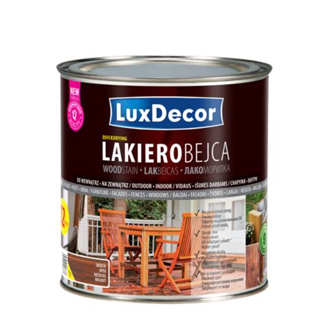 Lakierobejca Do Drewna Orzech 2 5 L LuxDecor Bricomarche Pl