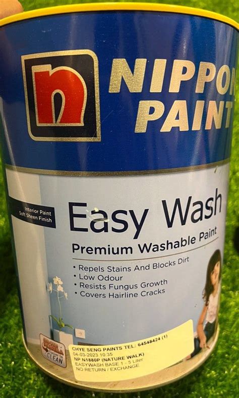 Two Nippon Paint Easy Wash Litres Tins For Sale At Total