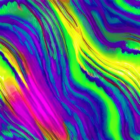 Oil Slick Swirl Bright Colorful Graphic Creative Fabrica