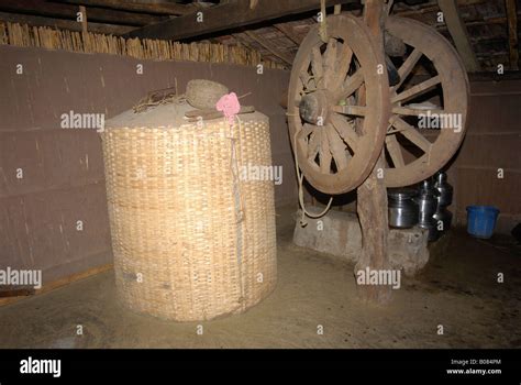 Grain Storage In The House Warli Tribe Thane Maharashtra India