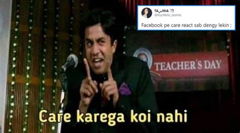 Facebooks New ‘care Emoji Reaction Becomes Fodder For Memes Trending News The Indian Express