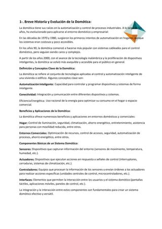 Domotica 1 Docx Descarga Gratuita