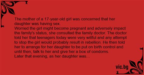 The Mother Of A Year Old Girl Was Concerned That Her Daughter Was Having Sex Worried The