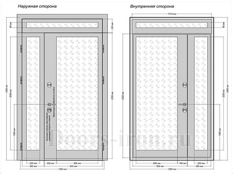 Стандартные размеры входных дверей: ширина и высота