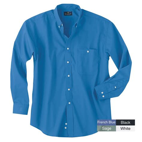 Mens Bill Blass® Wrinkle Free Poplin Dress Shirt 134619 Shirts At