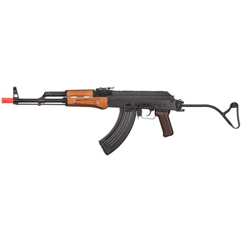 GHK AK GIMS Gas Blowback AKMS Airsoft AEG Rifle WOOD Airsoft Megastore