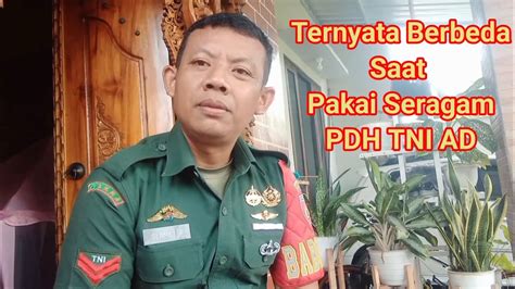 SERAGAM PDH TNI AD Tniad Seragam YouTube