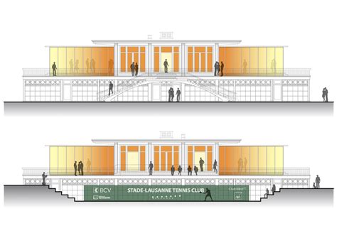 Tennis Club Pavilion Sas Specific Architectural Solutions