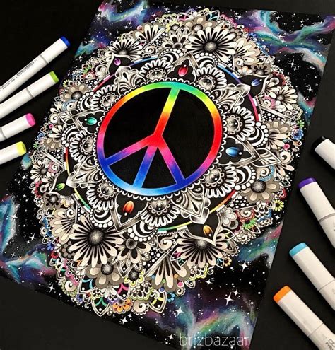 Some “Tranquility” for your soul today! Artwork by me : r/ActualHippies