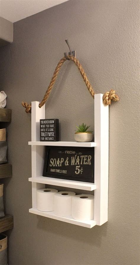 21 Easy DIY Bathroom Shelf Ideas