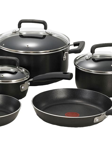 T Fal Signature Total Nonstick 12 Pc Black Cookware Set Stage Stores