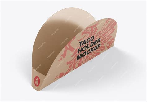 Premium Psd Taco Carrier Mockup