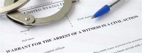 What Is An Arrest Warrant Michigan Criminal Defense