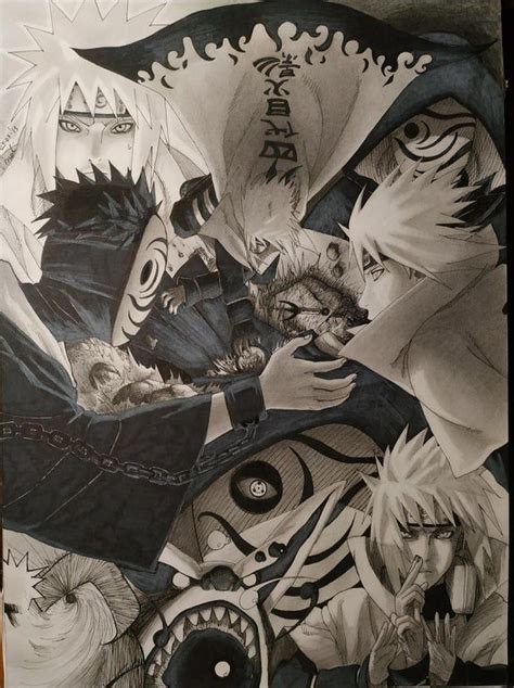 4th Hokage Vs Tobi Wallpaper