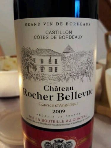 2009 Château Rocher Bellevue Castillon Côtes de Bordeaux Vivino US