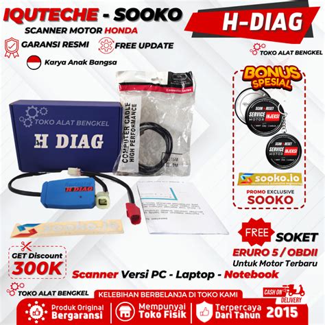 Jual Scanner Motor Injeksi Honda Iquteche H Diag Diagnostik Tool Sooko