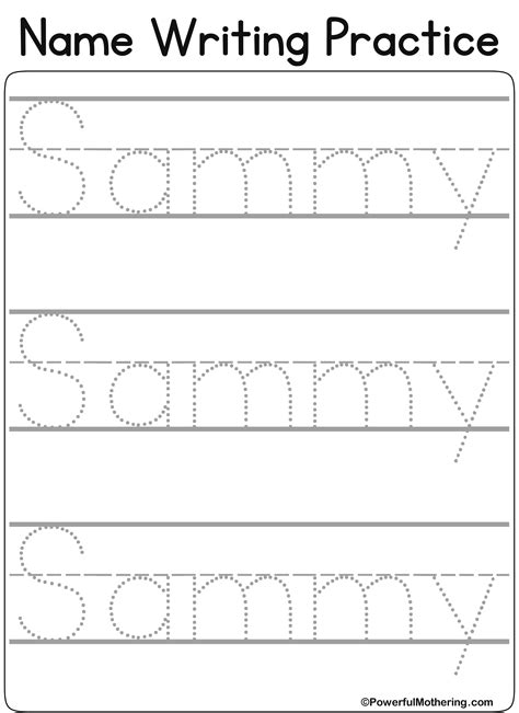 Free Editable Blank Name Tracing Worksheets