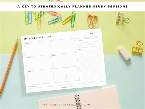 Weekly Student Planner Printable Study Planner Study | Etsy