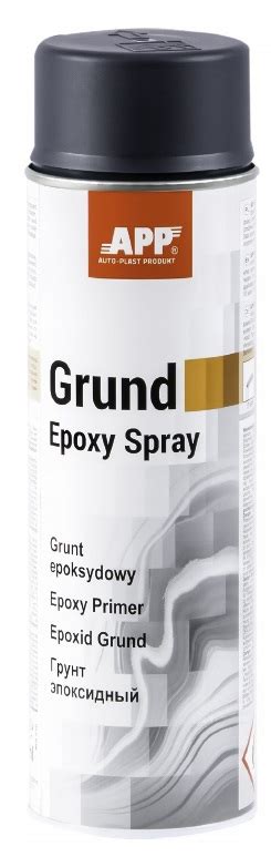 Podk Ad Grunt Epoksydowy Spray App Ml Ciemnoszary Za Z