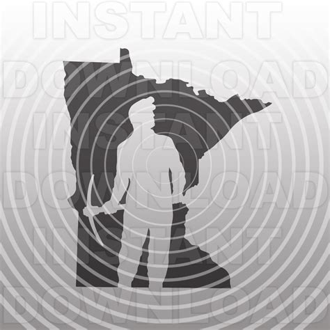 Coal Miner Svg Fileminnesota Coal Mining Svg Vector Art Etsy