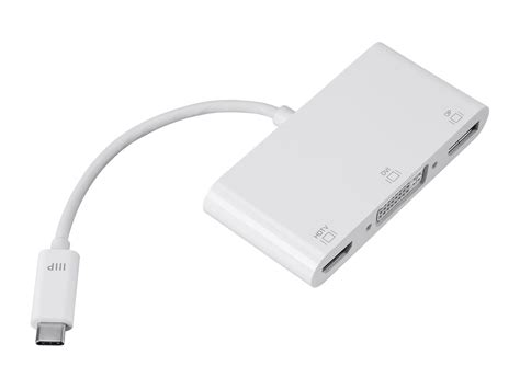 Monoprice Usb C To 4k Displayport Hdmi And Single Link Dvi D Passive