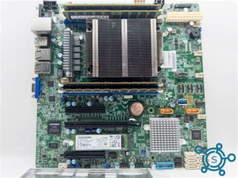 Supermicro X11SRM-VF Motherboard Intel W-2123 w/ Heatsink 128GB M.2 ...