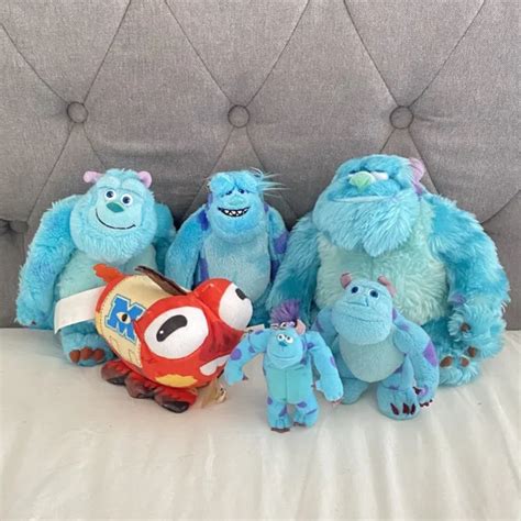 Disney Pixar Monsters Inc And University Plush Soft Toy Bundle Lot Sulley