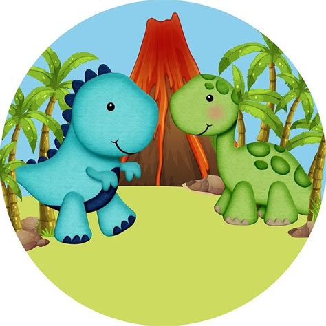 Painel De Festa 3D Malha Sublimada Dino Baby II 1 50x1 50 No Elo7